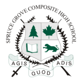 Spruce Grove Composite High School logo